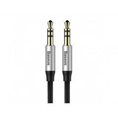 Audio kábel BASEUS M30 1 m samček pre telefóny, tablety, PC zariadenia - čierny